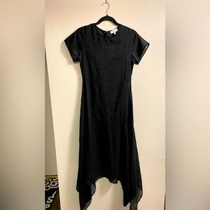 Beautiful black mesh maxi dress.